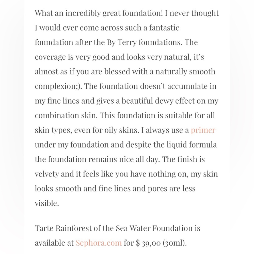 RARE TARTE SEA FOUNDATION - Picture 8 of 15